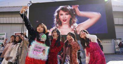 Travis Kelce - Taylor - Taylor Swift Eras Tour takes over Japan as fans watch out for Super Bowl appearance - nbcnews.com - Usa - China - state Indiana - Japan - South Korea - county Taylor - Hong Kong - Philippines - city Tokyo - Dominican Republic