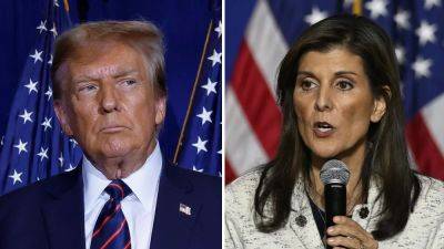 Donald Trump - Nikki Haley - Andrea Vacchiano - Michael Haley - Fox - Haley - Trump mocks Haley by asking where her deployed husband is: 'Where is he? He's gone' - foxnews.com - state South Carolina - state Nevada - county Conway