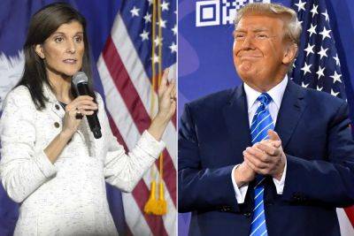 Joe Biden - Nikki Haley - Trump - Michael Haley - Michelle Del Rey - At Trump - Haley - Nikki Haley claps back at Trump questioning where her husband is - independent.co.uk - state South Carolina - county Conway