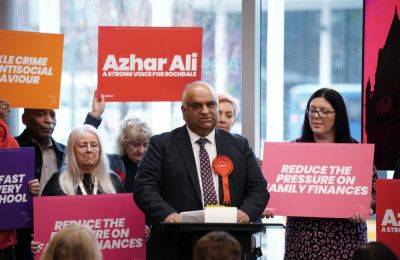Labour Withdraws Support For Rochdale By-Election Candidate Azhar Ali