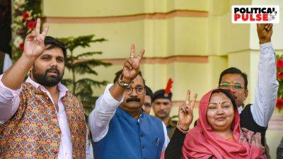 Tejashwi Yadav - Santosh Singh - Nitish Kumar - Three RJD MLAs cross-vote in Bihar trust vote, kin of two ‘bahubalis’ among them - indianexpress.com