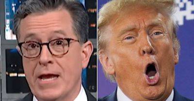 Donald Trump - Eric Trump - Stephen Colbert - Ed Mazza - Lara Trump - 'Reeks Of Corruption': Stephen Colbert Exposes Trump's Most Blatant Move Yet - huffpost.com - Usa
