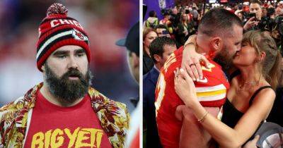 Travis Kelce - Taylor Swift - Paige Skinner - Jason Kelce - Taylor - Jason Kelce Says Travis Had To Move Because Of Safety Reasons After Dating Taylor Swift - huffpost.com - state Missouri - county Eagle - city Kansas City, state Missouri - Philadelphia, county Eagle
