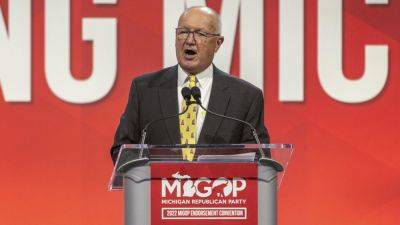 National Republican party sides with former Rep. Pete Hoekstra in battle over Michigan GOP chair