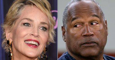 Sharon Stone Says LAPD Protected Her During O.J. Simpson Car Chase And Stood Guard
