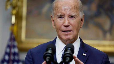 Mike Johnson - Brie Stimson - Bill - Robert Hur - Biden appears to confuse NATO with Ukraine in calling for Congress members to pass funding bill - foxnews.com - Usa - Egypt - Washington - Ukraine - Israel - Mexico - Palestine - Taiwan - county White - state Delaware