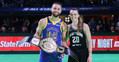 Point - Stephen Curry Tops Sabrina Ionescu In 3-Point Shootout At All-Star Weekend - huffpost.com - New York - San Francisco - city Indianapolis