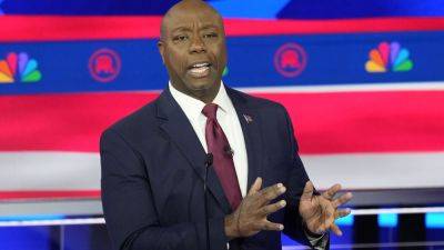 Joe Biden - Donald Trump - Mike Pence - Tim Scott - AAMER MADHANI - Trump VP contender Tim Scott doesn’t want to talk about vice president’s role in certifying election - apnews.com - state New Hampshire