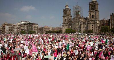 Thousands Rail Against Mexico's President And Ruling Party In 'March For Democracy'