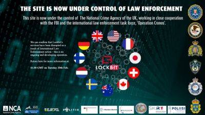Global law enforcement effort cracks down on LockBit ransomware group - npr.org - Ukraine - Britain - Poland