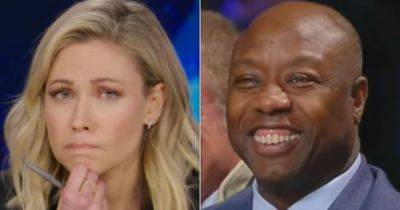 Desi Lydic's Face Says It All After 'Humiliating' Trump Exchange With Tim Scott