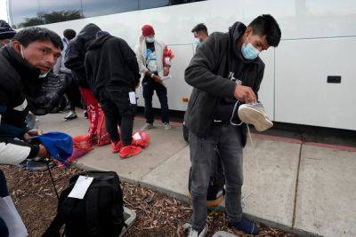 Joe Biden - Border Patrol releases hundreds of migrants at a bus stop after San Diego runs out of aid money - independent.co.uk - China - India - Mexico - Britain - city Chicago - city Boston - Los Angeles - Guatemala - Ecuador - county San Diego - Philadelphia - city Guatemala - Dominican Republic - Nicaragua - Kazakhstan