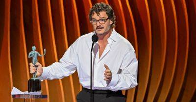Pedro Pascal Was 'A Little Drunk' For His Glorious SAG Acceptance Speech