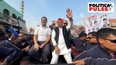 Rahul Gandhi - Akhilesh Yadav - As Akhilesh joins Rahul yatra, crowd echoes message from stage: Unemployment a concern - indianexpress.com - India