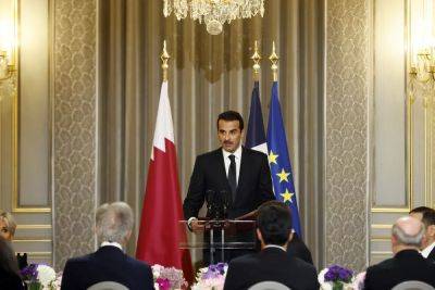 Qatar's emir speaks of "race against time” to win hostage releases in Gaza diplomatic efforts