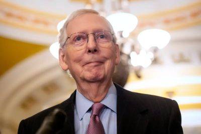 Mitch McConnell will step down as Republican senate leader this year: Latest updates