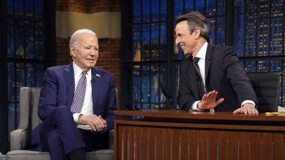Joe Biden - Donald Trump - Seth Meyers - Biden tries out a new line of attack on Trump: The former president’s age - edition.cnn.com - Usa - state South Carolina - Washington - state Texas - Mexico - city Eagle Pass, state Texas