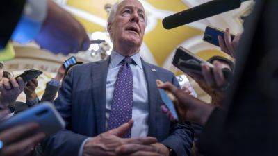 Texas Sen. Cornyn announces run for GOP leader as scramble to succeed McConnell begins in the Senate
