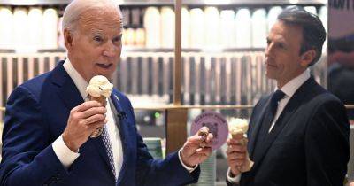 Seth Meyers Reveals ‘Worst Part’ Of His Awkward Ice Cream Moment With Joe Biden