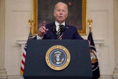 Biden hits out at Trump and Republican allies for blocking border bill
