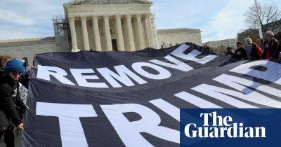 Did Trump engage in insurrection? US supreme court largely ignores question