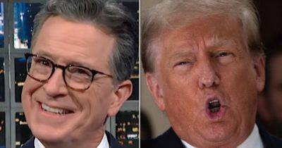 Stephen Colbert Gives Trump The Only Score That Matters, And It's A Blowout