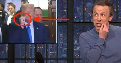 Seth Meyers Explains Why This Petty Donald Trump Gesture Is ‘So Funny’