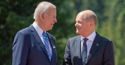 Biden to host German chancellor amid Ukraine aid standoff in Congress