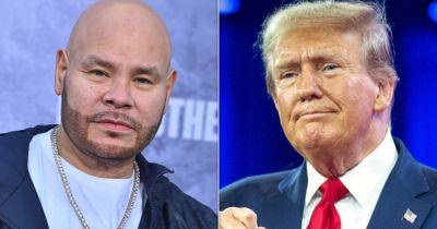 Rapper Fat Joe Criticized For Getting A Pair Of Donald Trump-Branded Sneakers