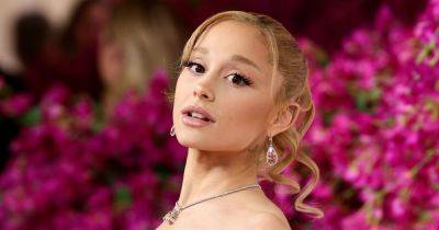Ariana Grande's Custom Oscars Gown Is A Poofy Pink Dream