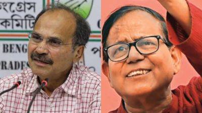 Atri Mitra - Adhir Ranjan Chowdhury - No clarity on Cong-Left seat-sharing even as BJP, TMC sound poll bugle - indianexpress.com - India