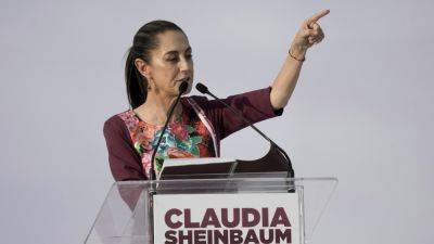 Claudia Sheinbaum - MAR - Mexico’s presidential candidates sign commitment for peace with church leaders concerned by violence - apnews.com - Usa - Mexico - city Mexico