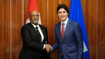Trudeau speaks with Haiti's outgoing PM about crisis, need for political agreement