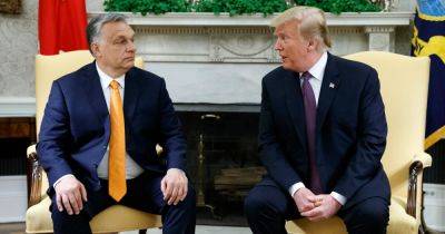 Donald Trump - Vaughn Hillyard - Viktor Orbán - Hungary's leader claims Trump told him he would cut off U.S. military aid to Ukraine - nbcnews.com - Usa - Ukraine - Russia - county Palm Beach - Hungary