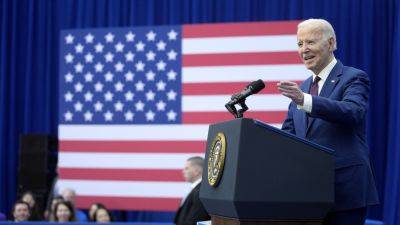 President Biden meets with Teamsters as he seeks to bolster his support among labor unions