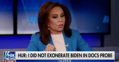 Joe Biden - Donald Trump - Josephine Harvey - Fox News - Robert Hur - Jeanine Pirro - Fox - Jeanine Pirro Gets Fact-Checked After Telling Huge Trump Fib To Fox News Viewers - huffpost.com