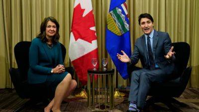 Justin Trudeau - Danielle Smith - Steven Guilbeault - Can - Can't they ever just get along, Justin Trudeau and Danielle Smith? Sometimes, yes! - cbc.ca - Canada