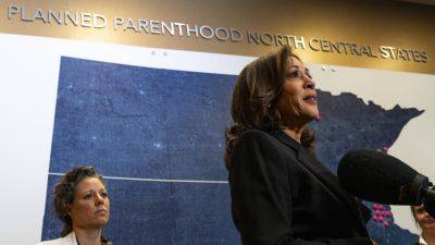 Harris visited an abortion clinic, a first for any president or vice president