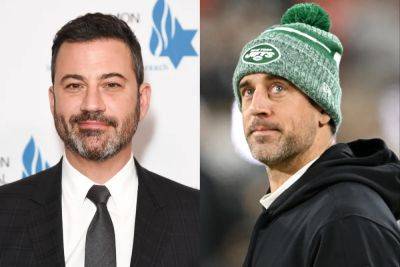 Jimmy Kimmel offers Aaron Rodgers his own conspiracy theory