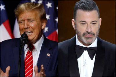 Trump weighs in on Jimmy Kimmel Oscars row