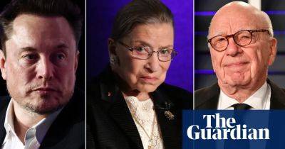 RBG’s son fights decision to give Musk and Murdoch mother’s namesake award