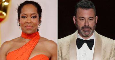 Jimmy Kimmel Has Teary Reunion With Regina King 2 Years After Her Son’s Death