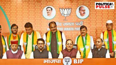 Narendra Modi - Vikas Pathak - Bill - Abhishek Manu Singhvi - Ravi Thakur - Himachal Pradesh: After cross-voting in RS elections, 6 Cong MLAs, 3 Independents join BJP - indianexpress.com - city New Delhi