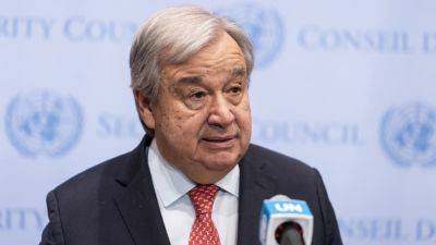 Antonio Guterres - UN chief urges massive Gaza aid flow, sees 'dramatic starvation' - cnbc.com - Egypt - Israel - Palestine - Jordan