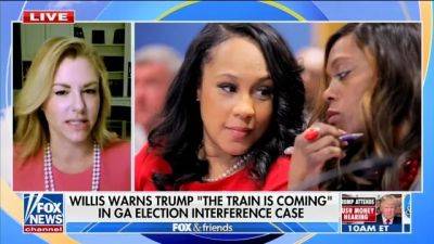 Trump - Nathan Wade - Kristine Parks - Steve Doocy - Fox - Lawyer who exposed Fani Willis relationship says no way Trump case goes forward before election - foxnews.com - Usa - Georgia - county Scott