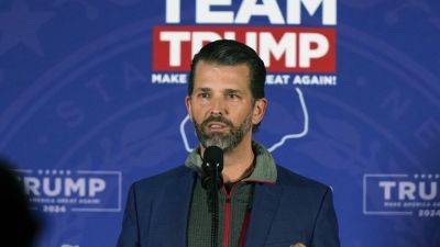 Donald Trump-Junior - Fox - US appeals court finds for Donald Trump Jr. in defamation suit by ex-coal CEO Don Blankenship - apnews.com - Usa - state Virginia - state West Virginia - Richmond, state Virginia