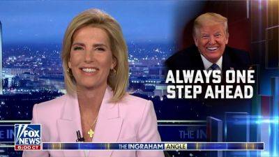 Donald Trump - Trump - Letitia James - Michael Steele - Fox News Staff - Laura Ingraham - Fox - LAURA INGRAHAM: They're trying to put Trump behind bars and or bankrupt him before the election - foxnews.com - New York - state Georgia