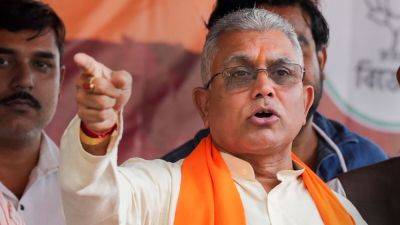 BJP MP Dilip Ghosh courts controversy with 'identify her own father' jibe against Mamata Banerjee, TMC fumes
