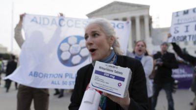 Supreme Court hears arguments in case that could restrict access to abortion medication mifepristone