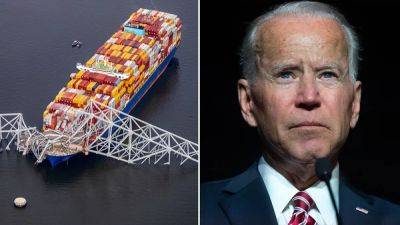 Joe Biden - Wes Moore - Holly Patrick - Watch: Biden reacts to Baltimore Key Bridge collapse as search for missing continues - independent.co.uk - Usa - state Maryland - Sri Lanka - city Baltimore